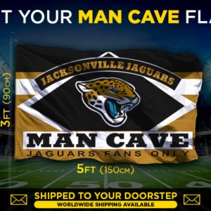 Jaguars man cave flag