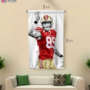 SF49ers George Kittle Flag