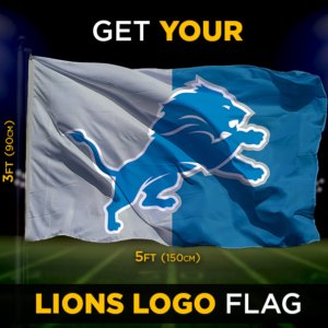 Lions Logo Flag