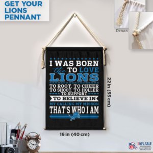 Lions believer pennant