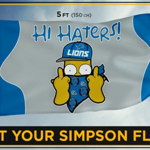 Lions Simpson flag