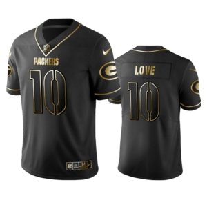 Packers Love Black Golden Jersey