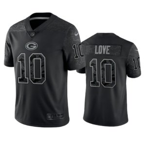 Packers Love Black Reflective Jersey