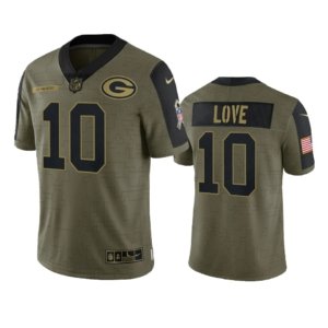 Packers Love Olive Limited Jersey