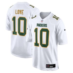 Packers Love White Fashion Jersey