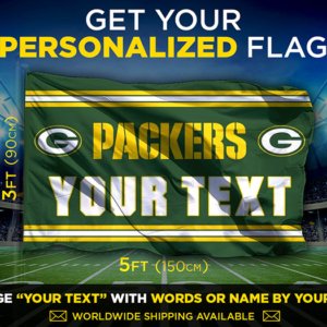 Packers Custom Flag