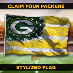 Packers Stylized Flag
