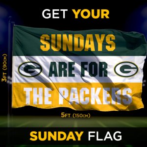 Packers Sunday Flag