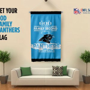 God Family Panthers Flag