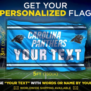 Panthers Custom Flag