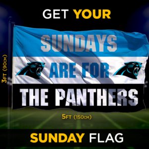 Panthers Sunday Flag