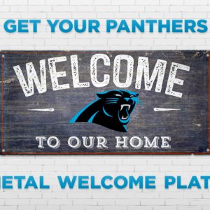 Panthers Welcome Plate