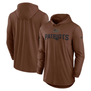 Patriots 2023 Salute to Service Hooded T-Shirt