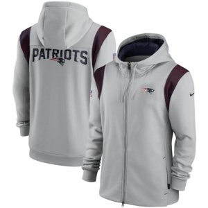 Patriots Sideline Performance Full Zip Hoodie