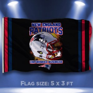 Patriots Unfinished Business Flag