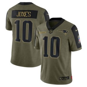 Patriots Jones Olive Limited Jersey