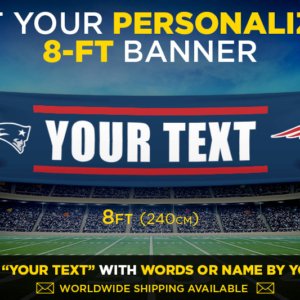 Patriots Personalized Banner