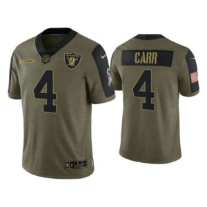 Raiders Carr Salute to Service Jersey