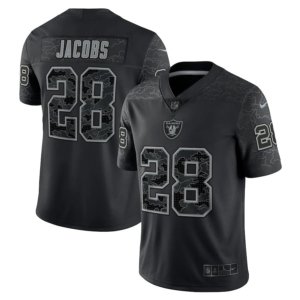 Raiders Jacobs Black Reflective Jersey