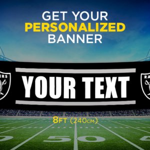 Raiders Personalized Banner