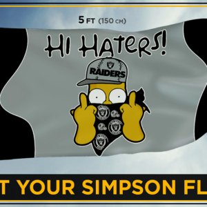 Raiders Simpson flag