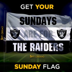 Raiders Sunday Flag
