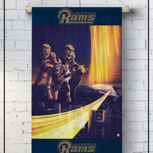 Rams artwork flag