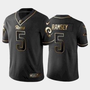 Rams Ramsey Black Golden Jersey