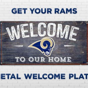 Rams Welcome Plate