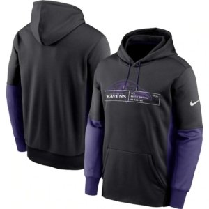 Ravens Black Performance Hoodie