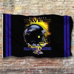 Ravens Play Like a Raven Flag