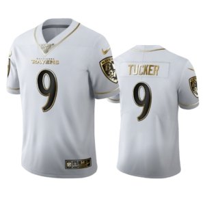 Ravens Tucker White Golden Jersey
