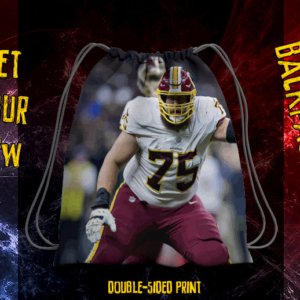 Redskins player backpack