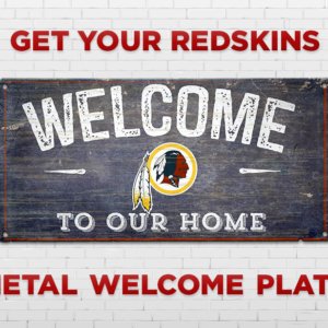 Redskins Welcome Plate