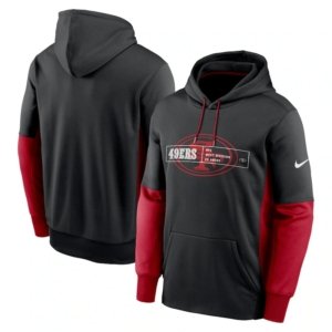 SF 49ers Black Performance Hoodie