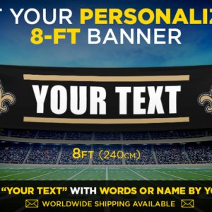 Saints Personalized Banner