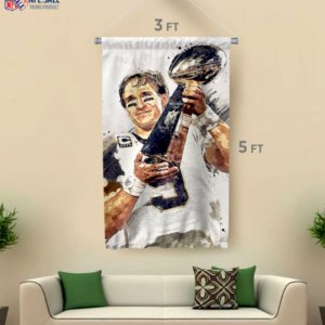 Saints Drew Brees Flag