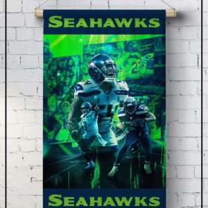 Seahawks artwork flag