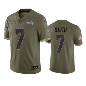 Seahawks Geno Smith Salute To Service Jersey