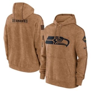 Seahawks 2023 Salute To Service Pullover Hoodie