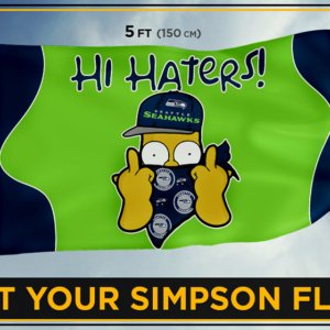 Seahawks Simpson flag