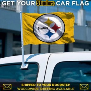 Steelers Car Flag