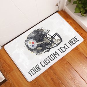 Steelers personalized door mat