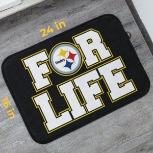 Steelers For Life Doormat