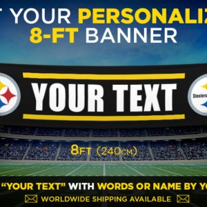 Steelers Personalized Banner