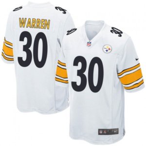 Steelers Jaylen Warren Jersey White