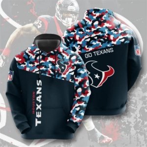 Texans Camo Colored Hoodie