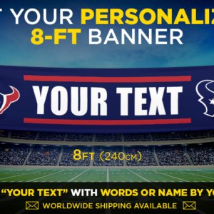 Texans Personalized Banner