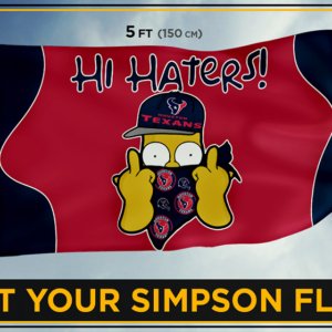 Texans Simpson flag
