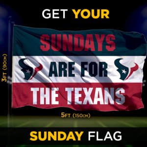 Texans Sunday Flag